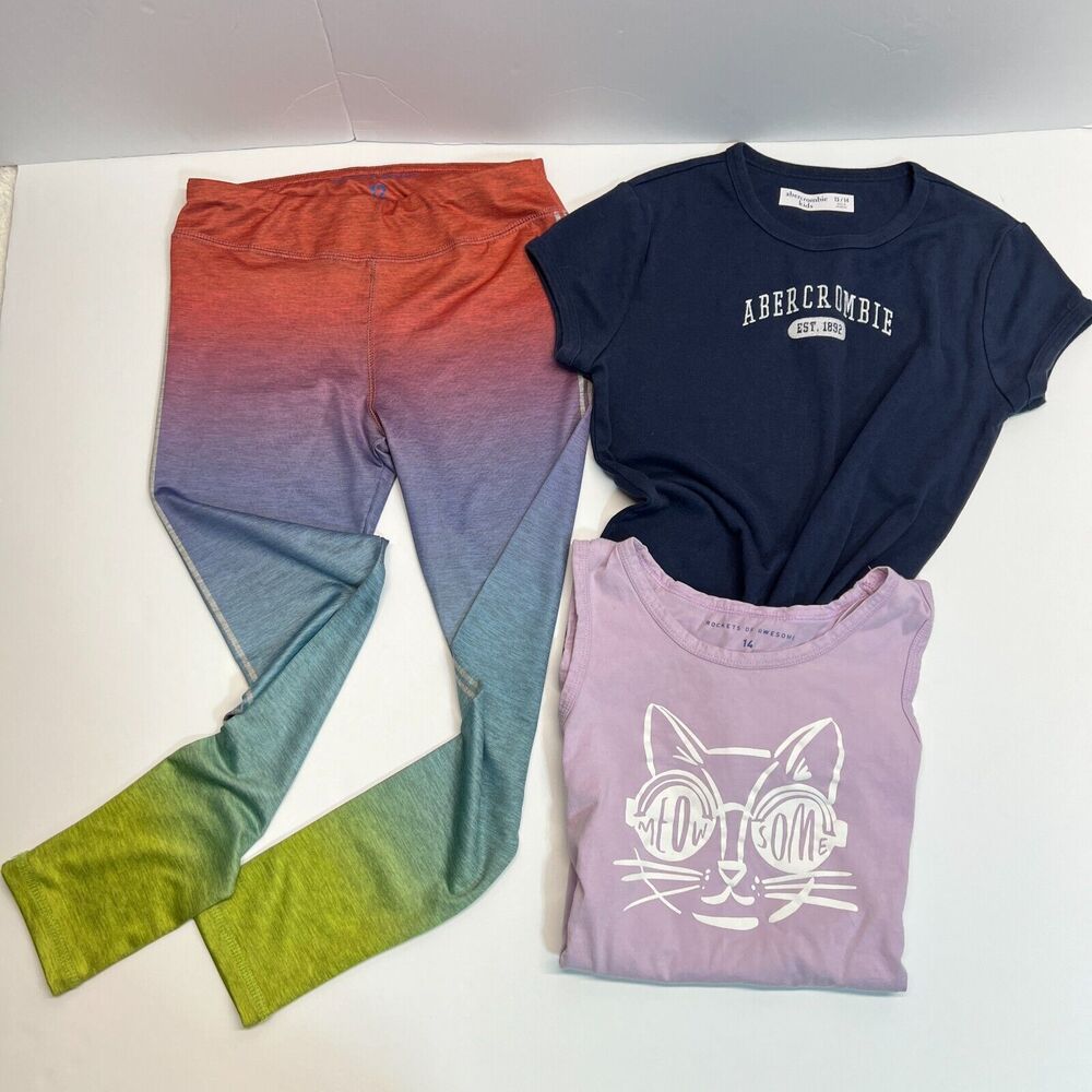 Rockets Of Awesome/Abercrombie Kids 3 Piece Set Multicolor, Sz 12-14
